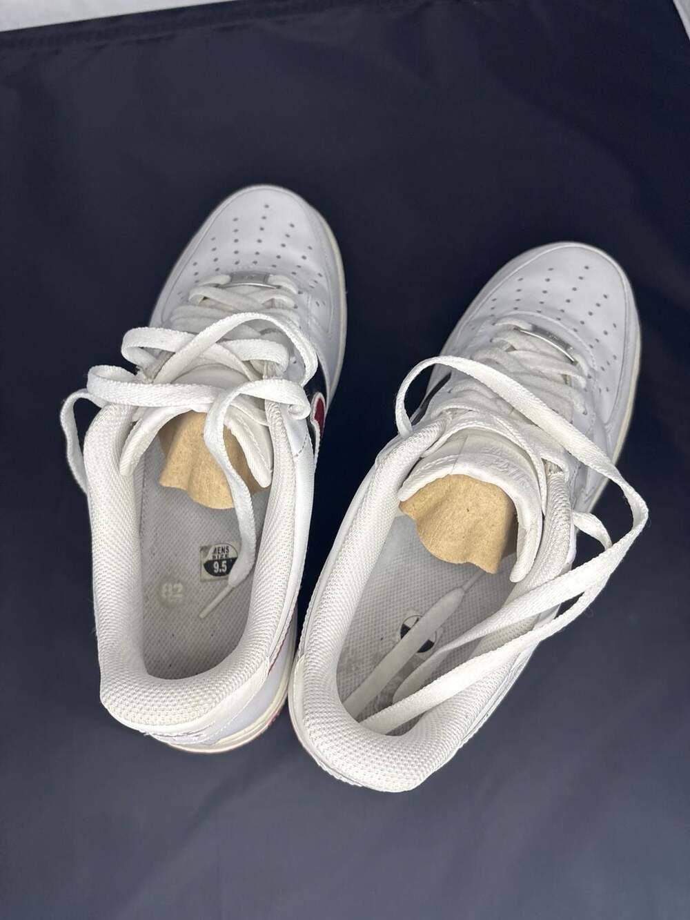 Nike Air Force 1 Low Custom 'Dior' White with Dinosaur Design - Picture 7 of 8